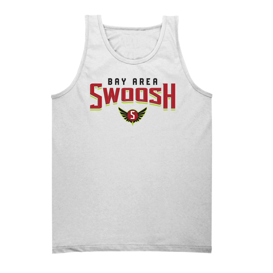 BAY AREA SWOOSH MENS TANK - WHITE