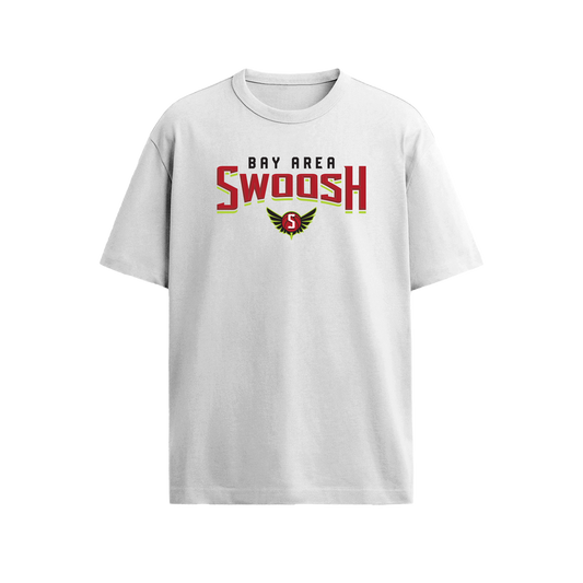 BAY AREA SWOOSH TSHIRT - WHITE