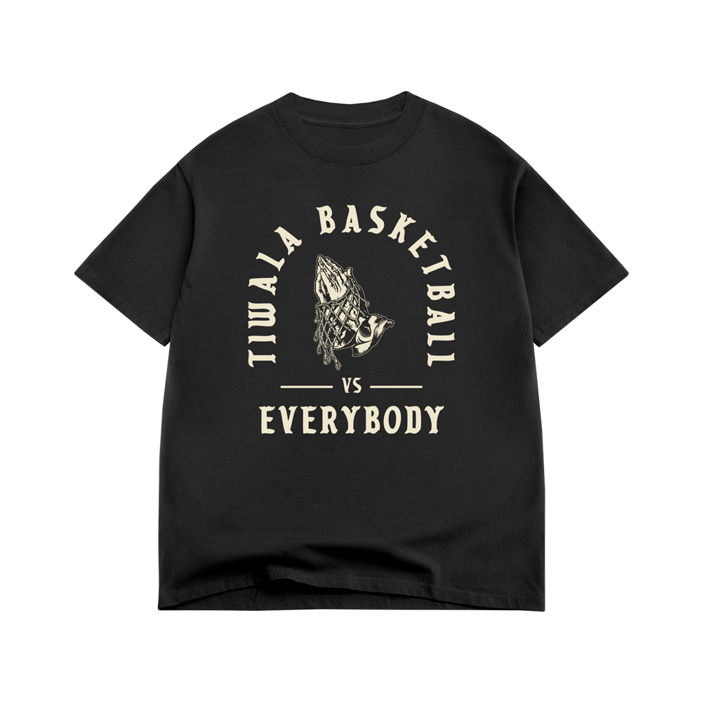 TIWALA PRAYING HANDS TSHIRT - BLACK