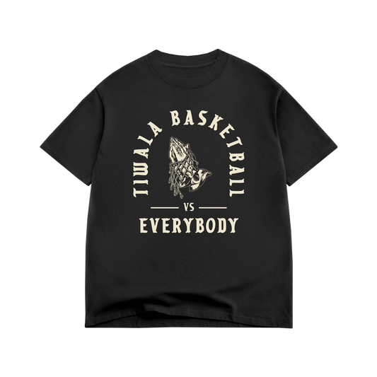 TIWALA PRAYING HANDS TSHIRT - BLACK