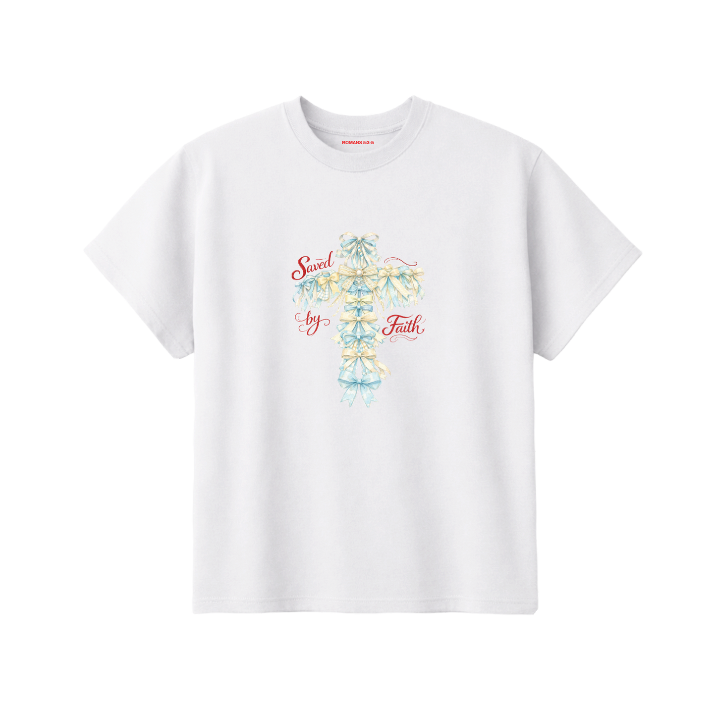BLUE CROSS TEE - WHITE