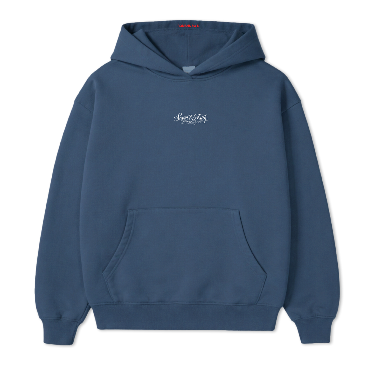 SAVED BY FAITH HOODIE - BLUE