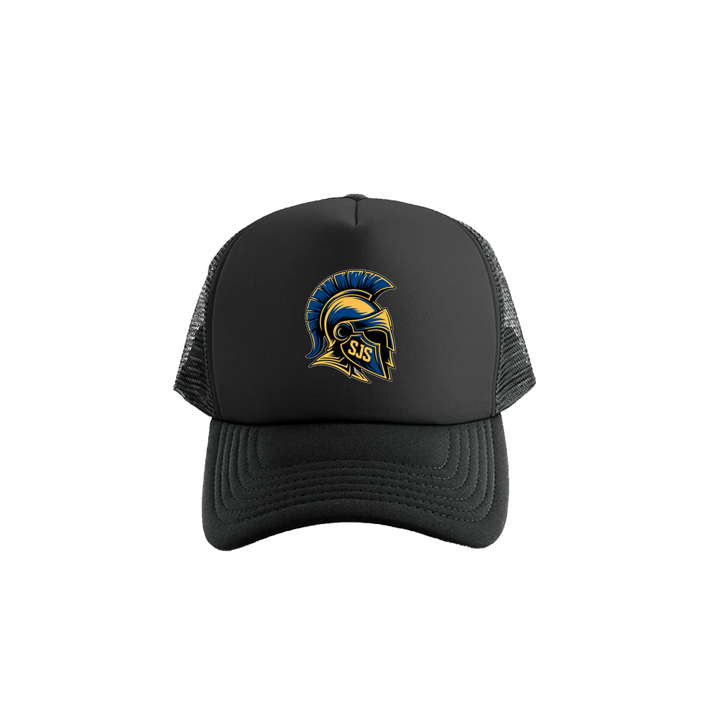 TROJANS TRUCKER HAT - BLACK