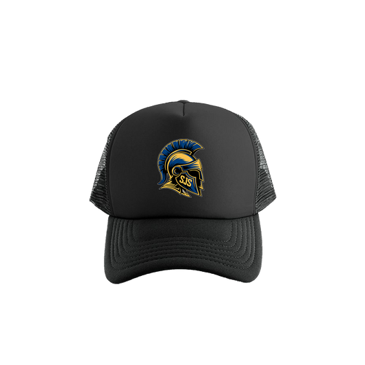 TROJANS TRUCKER HAT - BLACK