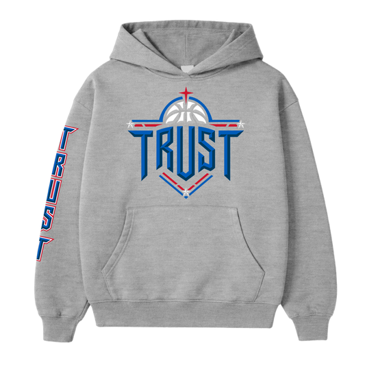 TRUST CUSTOM HOODIE - GREY