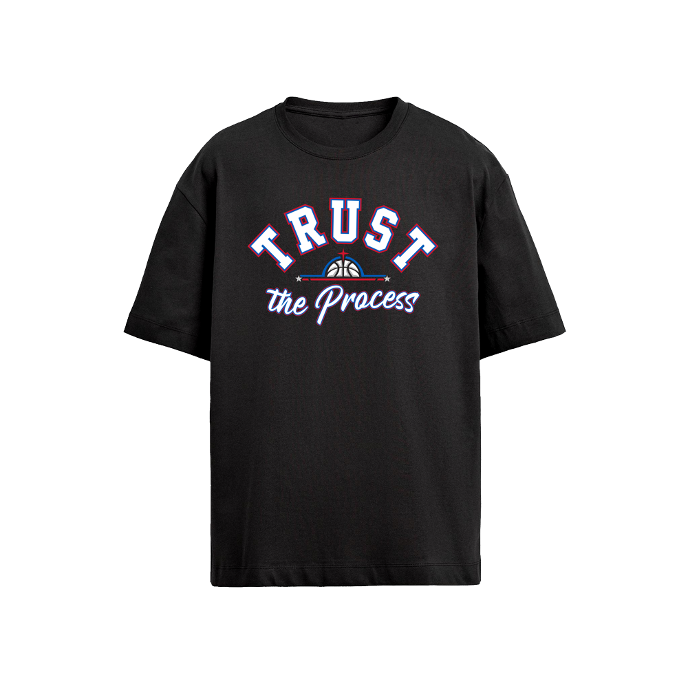 "TRUST THE PROCESS" TSHIRT - BLACK
