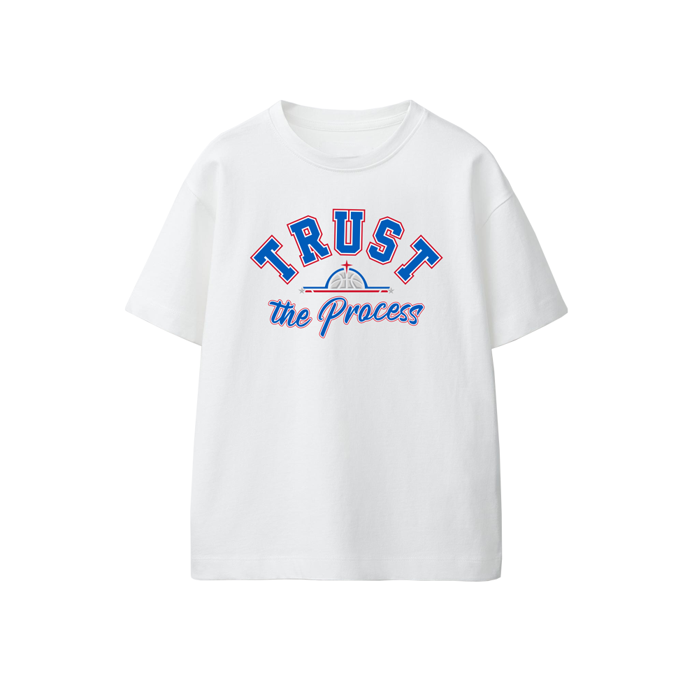 "TRUST THE PROCESS" TSHIRT - WHITE