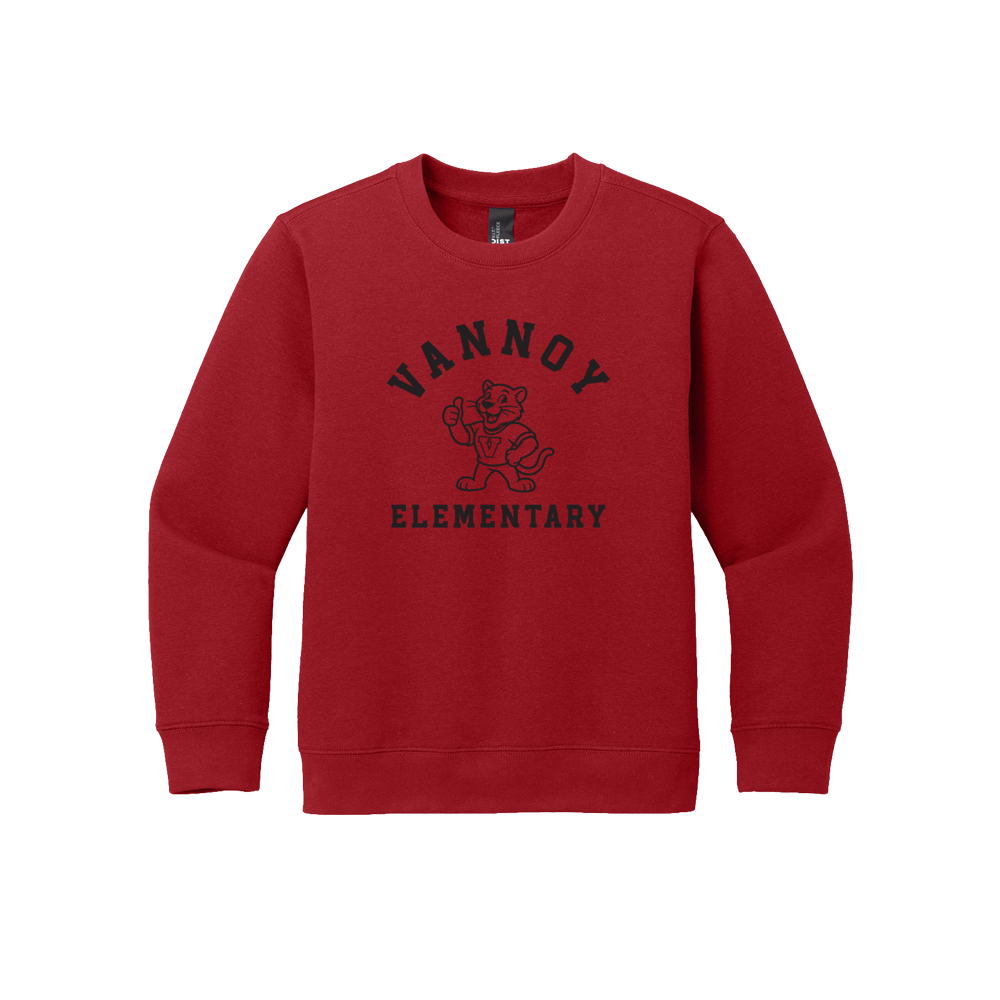 VANNOY CREWNECK SWEATSHIRT - RED