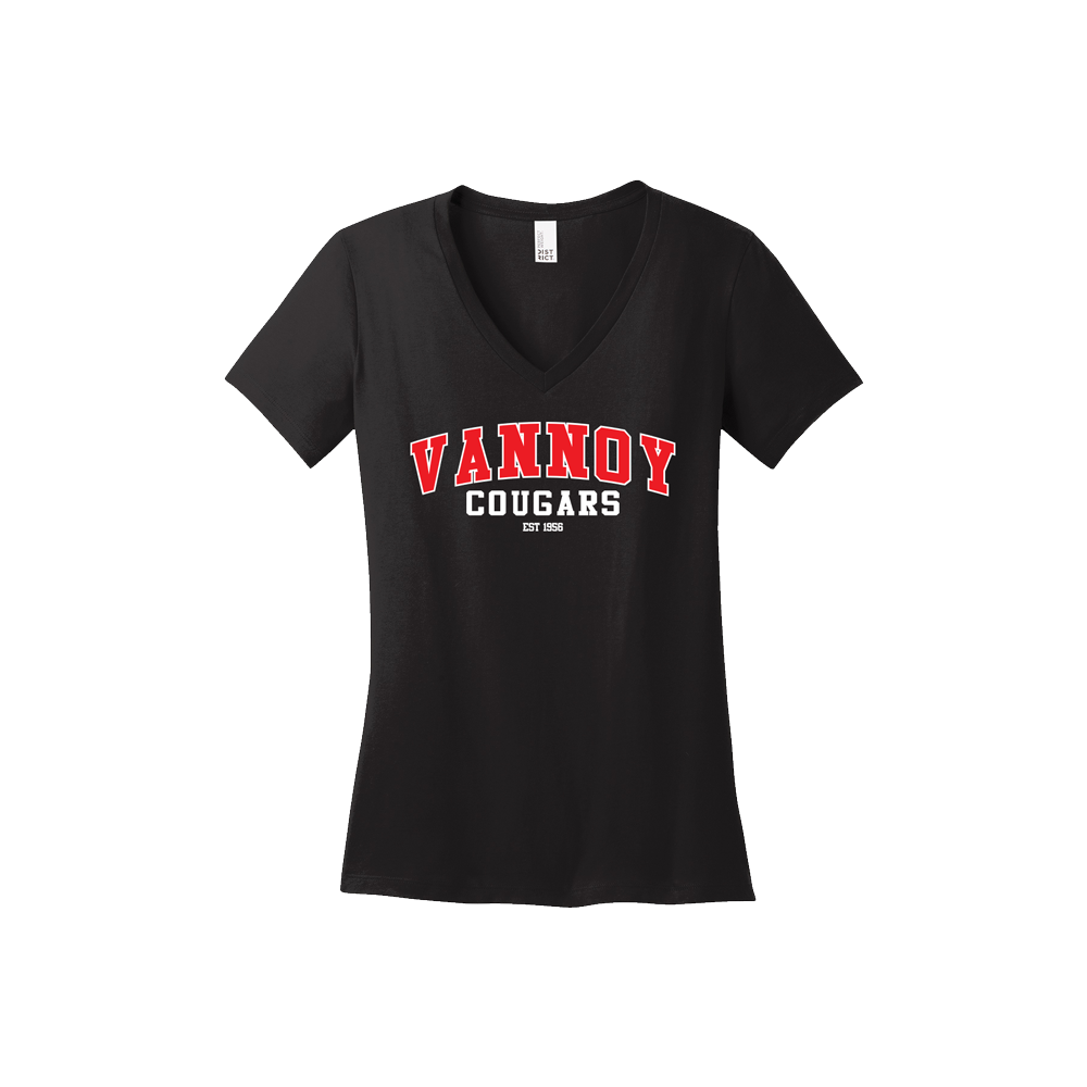 VANNOY WOMEN'S VNECK - BLACK