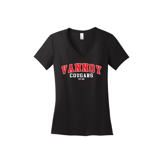 VANNOY WOMEN'S VNECK - BLACK
