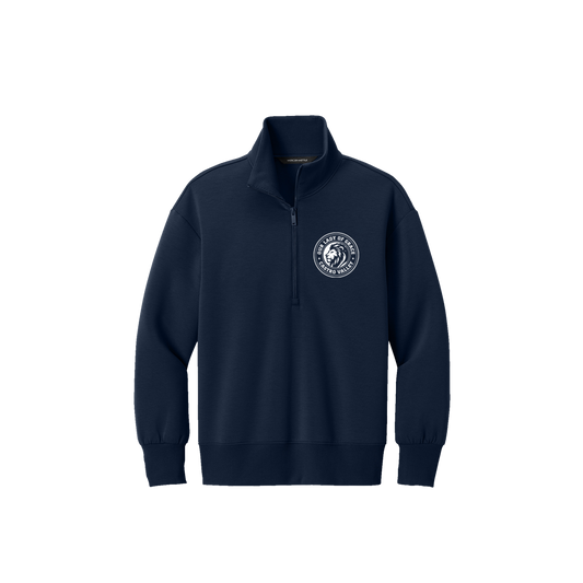OLG WOMEN'S QUARTER ZIP SWEATSHIRT - NAVY