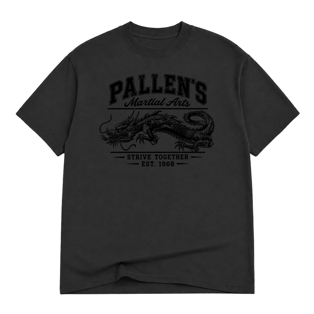 PALLEN'S VINTAGE TSHIRT - BLACK