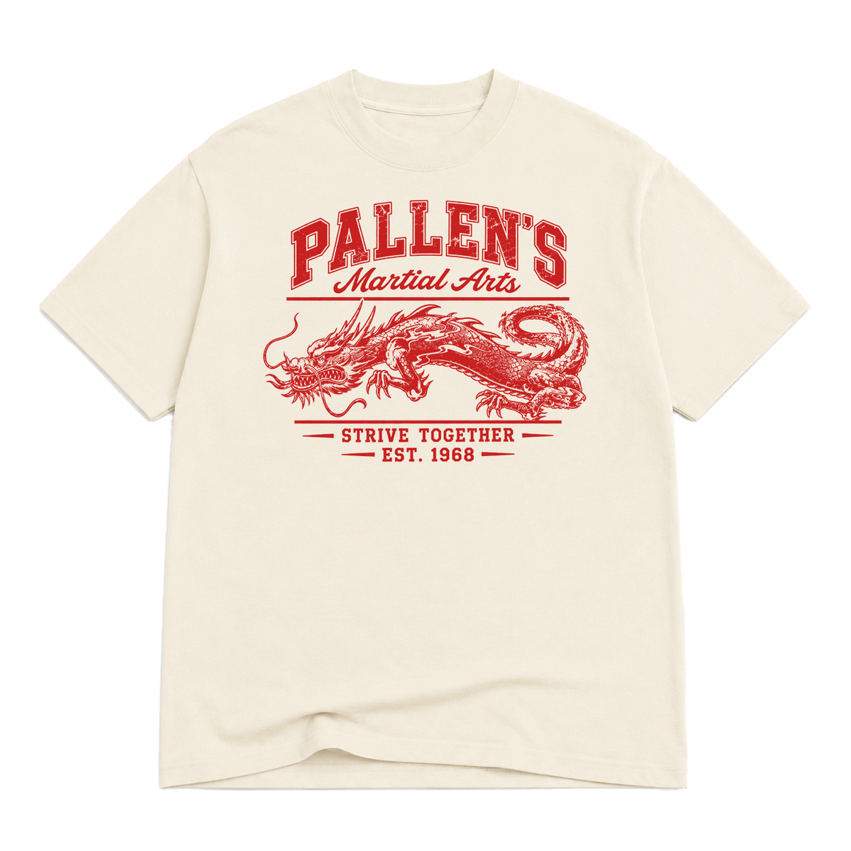 PALLEN'S VINTAGE TSHIRT - CREAM