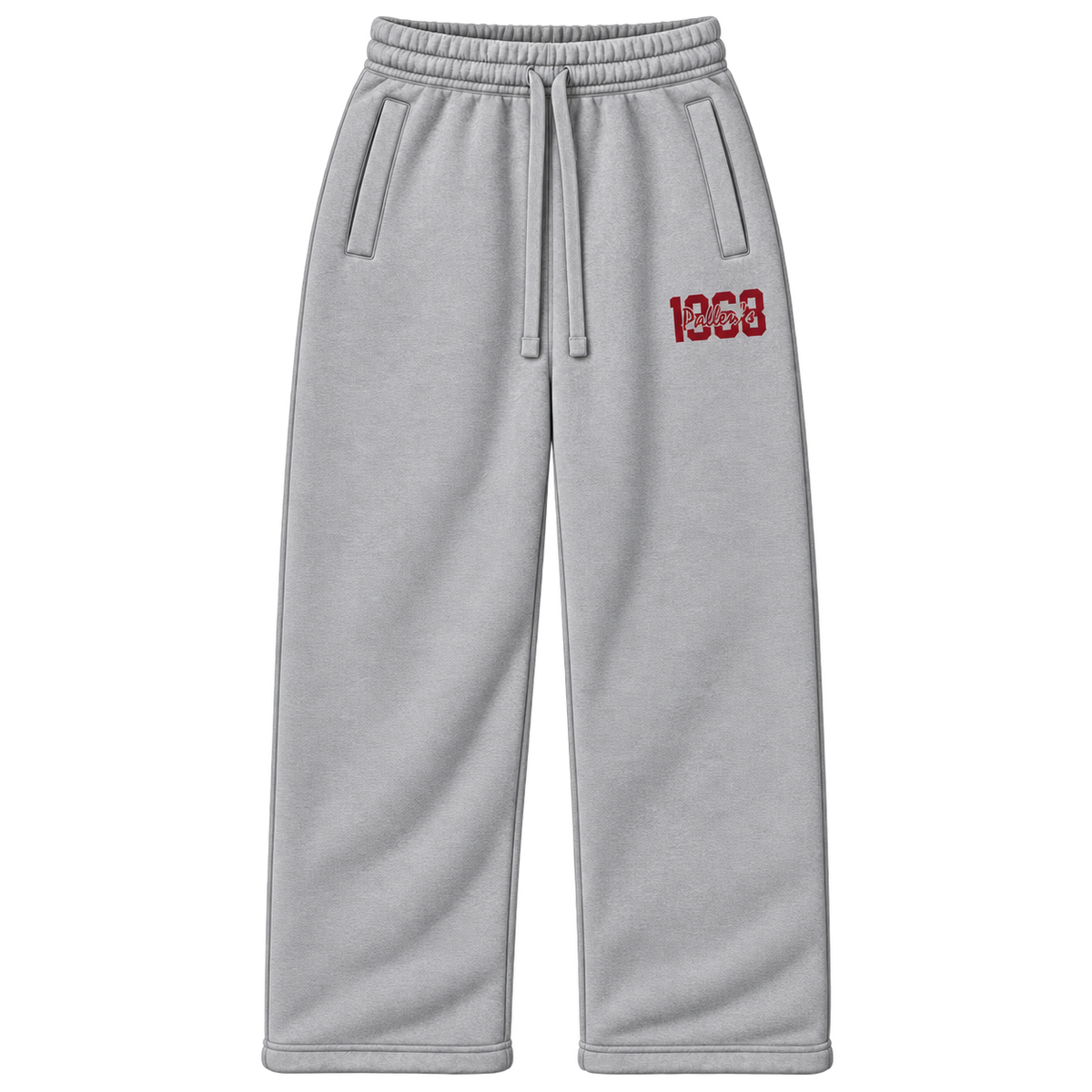PALLEN's 1968 STRAIGHT LEG SWEATS - HEATHER GREY